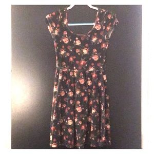 Flowery midi dress